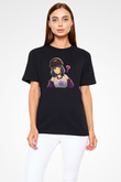 Brawl Stars Baskılı Unisex Siyah Tişört - Tshirt
