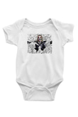 Bray Wyatt Baskılı Beyaz Unisex Bebek Body - Zıbın