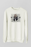 Bray Wyatt Baskılı Beyaz Unisex Sweatshirt