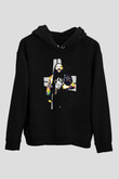 Bray Wyatt Baskılı Unisex Siyah Hoodie
