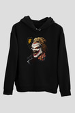 Bray Wyatt Baskılı Unisex Siyah Hoodie