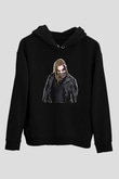 Bray Wyatt Baskılı Unisex Siyah Hoodie