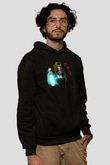 Bray Wyatt Baskılı Unisex Siyah Hoodie