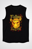 Bray Wyatt Baskılı Unisex Siyah Kolsuz Tişört - Tshirt