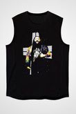 Bray Wyatt Baskılı Unisex Siyah Kolsuz Tişört - Tshirt