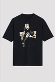 Bray Wyatt Baskılı Unisex Siyah Oversize Tişört - Tshirt