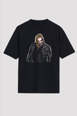 Bray Wyatt Baskılı Unisex Siyah Oversize Tişört - Tshirt