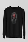 Bray Wyatt Baskılı Unisex Siyah Sweatshirt