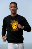 Bray Wyatt Baskılı Unisex Siyah Sweatshirt