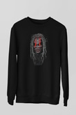 Bray Wyatt Baskılı Unisex Siyah Sweatshirt