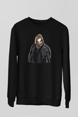 Bray Wyatt Baskılı Unisex Siyah Sweatshirt
