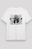 Bray Wyatt Unisex Baskılı Beyaz Tişört - Tshirt
