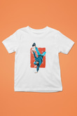 Breakdans Beyaz Unisex Çocuk Tişört