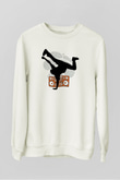 Breakdans Beyaz Unisex Sweatshirt