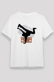 Breakdans Beyaz Unisex Tişört T-Shirt - TişörtFabrikası