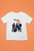 Breakfast Club Baskılı Beyaz Unisex Çocuk Tişört