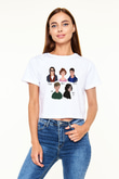 Breakfast Club Beyaz Unisex Oversize Tişört