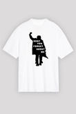 Breakfast Club Beyaz Unisex Oversize Tişört