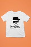 Breaking Bad Heisenberg Baskılı Beyaz Unisex Çocuk Tişört