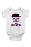 Breaking Bad Heisenberg Baskılı Beyaz Unisex Bebek Body - Zıbın
