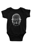 Breaking Bad Heisenberg Baskılı Siyah Bebek Body - Zıbın