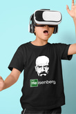 Breaking Bad Heisenberg Baskılı Siyah Unisex Çocuk Tişört