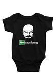 Breaking Bad Heisenberg Baskılı Siyah Bebek Body - Zıbın