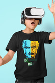 Breaking Bad Heisenberg Baskılı Siyah Unisex Çocuk Tişört