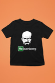 Breaking Bad Heisenberg Baskılı Siyah Unisex Çocuk Tişört