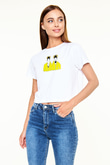 Breaking Bad Heisenberg Beyaz  Crop Top Tişört