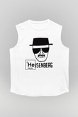 Breaking Bad Heisenberg Beyaz Unisex Kolsuz Tişört