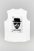Breaking Bad Heisenberg Beyaz Unisex Kolsuz Tişört