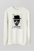 Breaking Bad Heisenberg Beyaz Unisex Sweatshirt