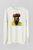 Breaking Bad Heisenberg Beyaz Unisex Sweatshirt
