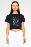 Breaking Bad Heisenberg Siyah  Crop Top Tişört