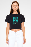 Breaking Bad Heisenberg Siyah Crop Top Tişört