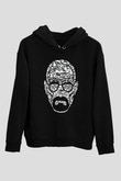 Breaking Bad Heisenberg Siyah Unisex Hoodie