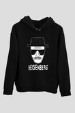 Breaking Bad Heisenberg Siyah Unisex Hoodie