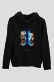 Breaking Bad Heisenberg Siyah Unisex Hoodie