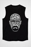 Breaking Bad Heisenberg Siyah Unisex Kolsuz Tişört
