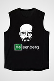 Breaking Bad Heisenberg Siyah Unisex Kolsuz Tişört