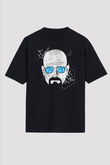 Breaking Bad Heisenberg Siyah Unisex Oversize Tişört T-Shirt