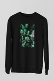 Breaking Bad Heisenberg Siyah Unisex Sweatshirt