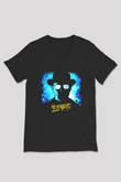 Breaking Bad Heisenberg Siyah Unisex V Yaka Tişört T-Shirt