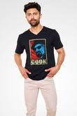 Breaking Bad Heisenberg Siyah Unisex V Yaka Tişört T-Shirt