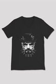 Breaking Bad Heisenberg Siyah Unisex V Yaka Tişört T-Shirt