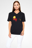 Breaking Bad Heisenberg Siyah Unisex V Yaka Tişört