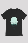 Breaking Bad Heisenberg Siyah Unisex V Yaka Tişört T-Shirt