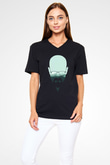 Breaking Bad Heisenberg Siyah Unisex V Yaka Tişört T-Shirt