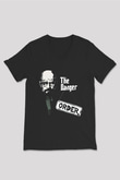 Breaking Bad Heisenberg Siyah Unisex V Yaka Tişört T-Shirt